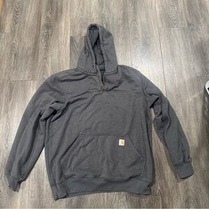 Carhartt Charcoal Full-Zip Hoodie